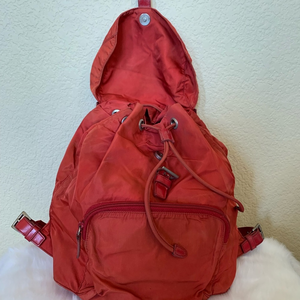 Prada Backpack Red - Picture 8 of 14
